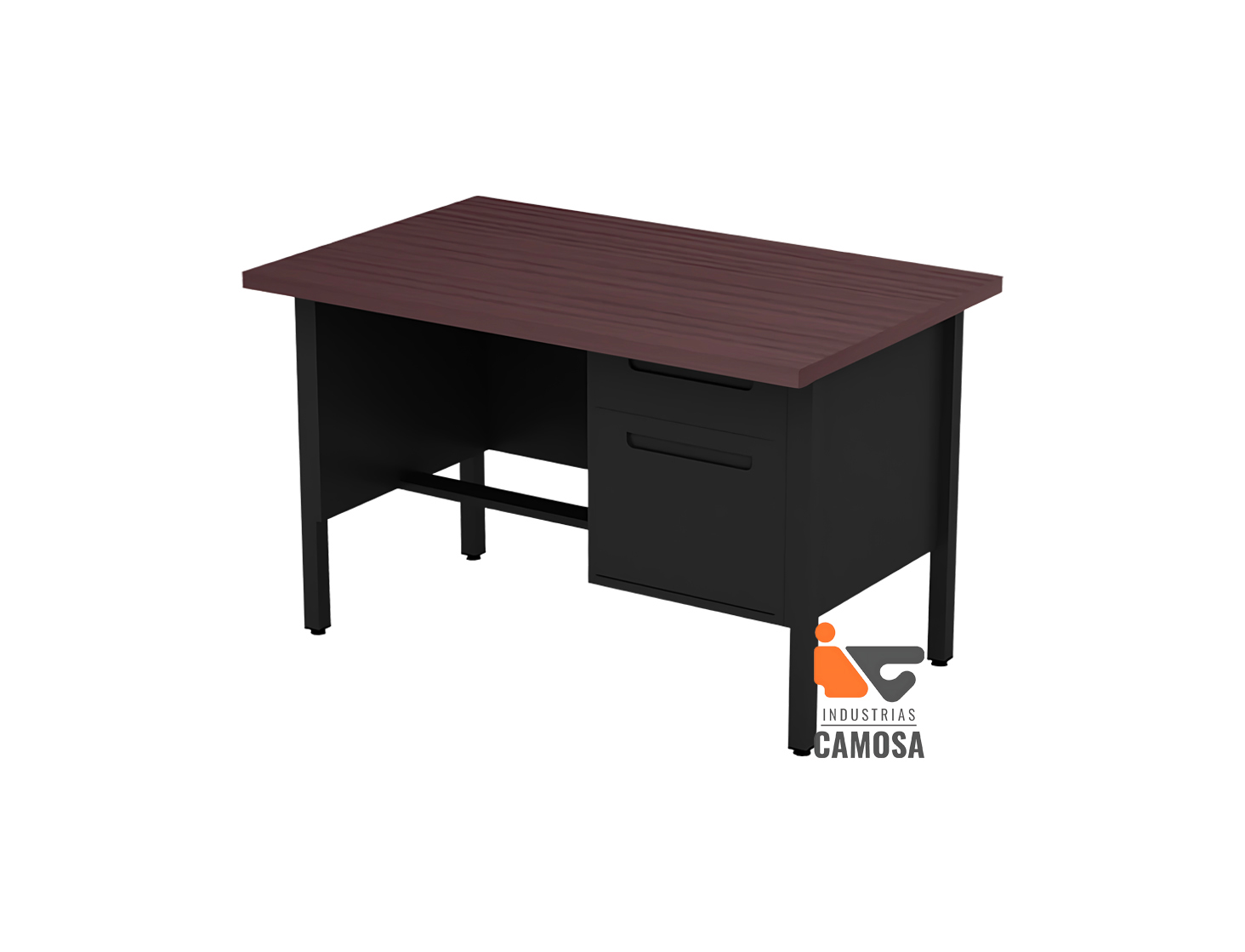 ESCRITORIO METALICO MARCA CAMOSA 100X60X75 1P1C WG/NG