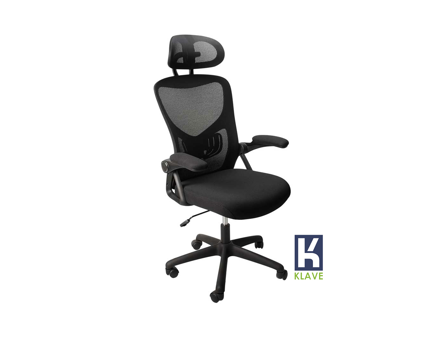 SILLON EJECUTIVO MARCA KLAVE GCSOPE260 NG MALLA CON CABEZAL