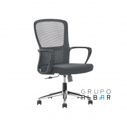 SILLA SECRETARIAL MARCA ALBAR LK-20G ALBAR GRIS