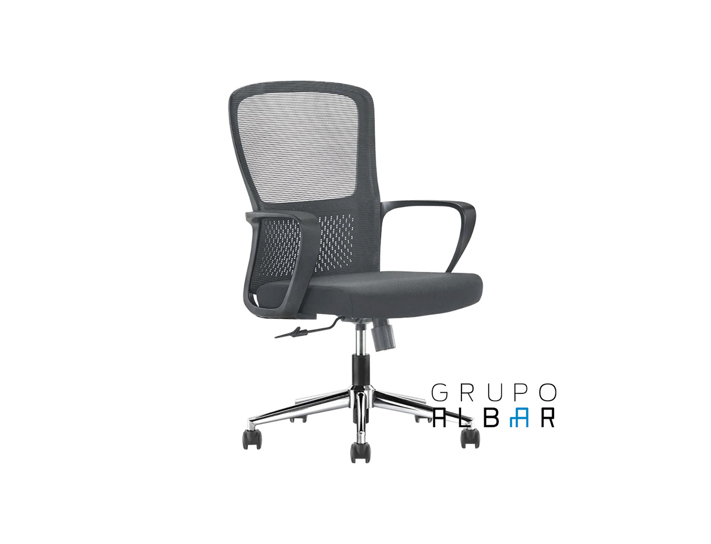 SILLA SECRETARIAL MARCA ALBAR LK-20G ALBAR GRIS