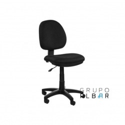 SILLA SECRETARIAL MARCA ALBAR A-118NG NEGRO S/B 