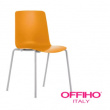 SILLA NARANJA DE VISITA OHV-100 OFFIHO