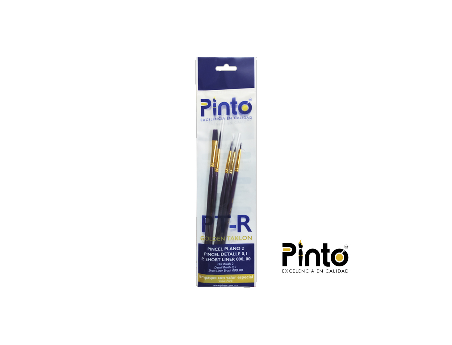 PINCELES TAKLON GOLDEN PT-R 000,00,0 5 PIEZAS PINTO