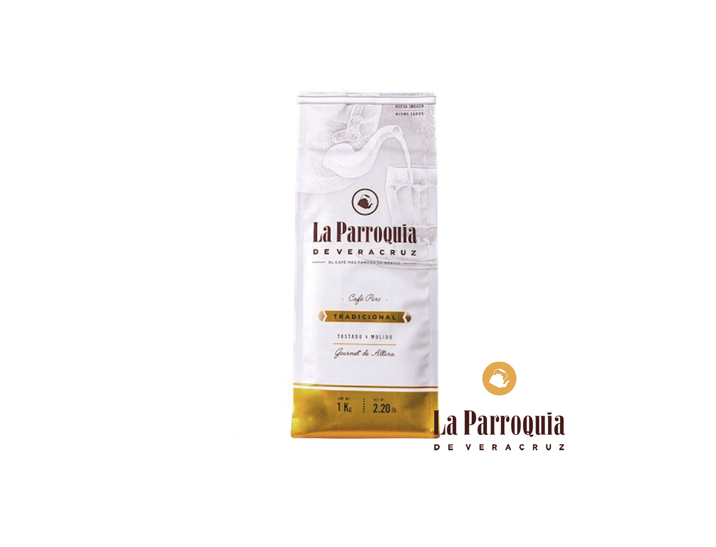 CAFÉ PURO TRADICIONAL 1 KG LA PARROQUIA 