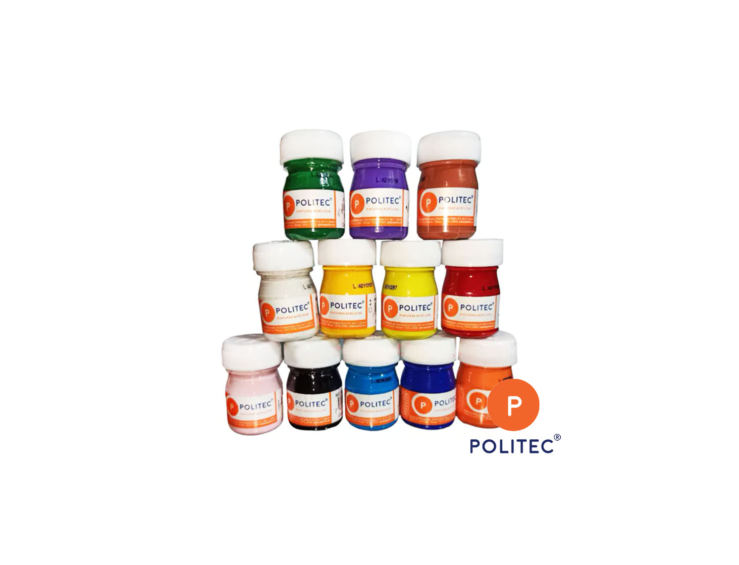 PINTURA ACRILICA 20 ML VARIOS COLORES POLITEC