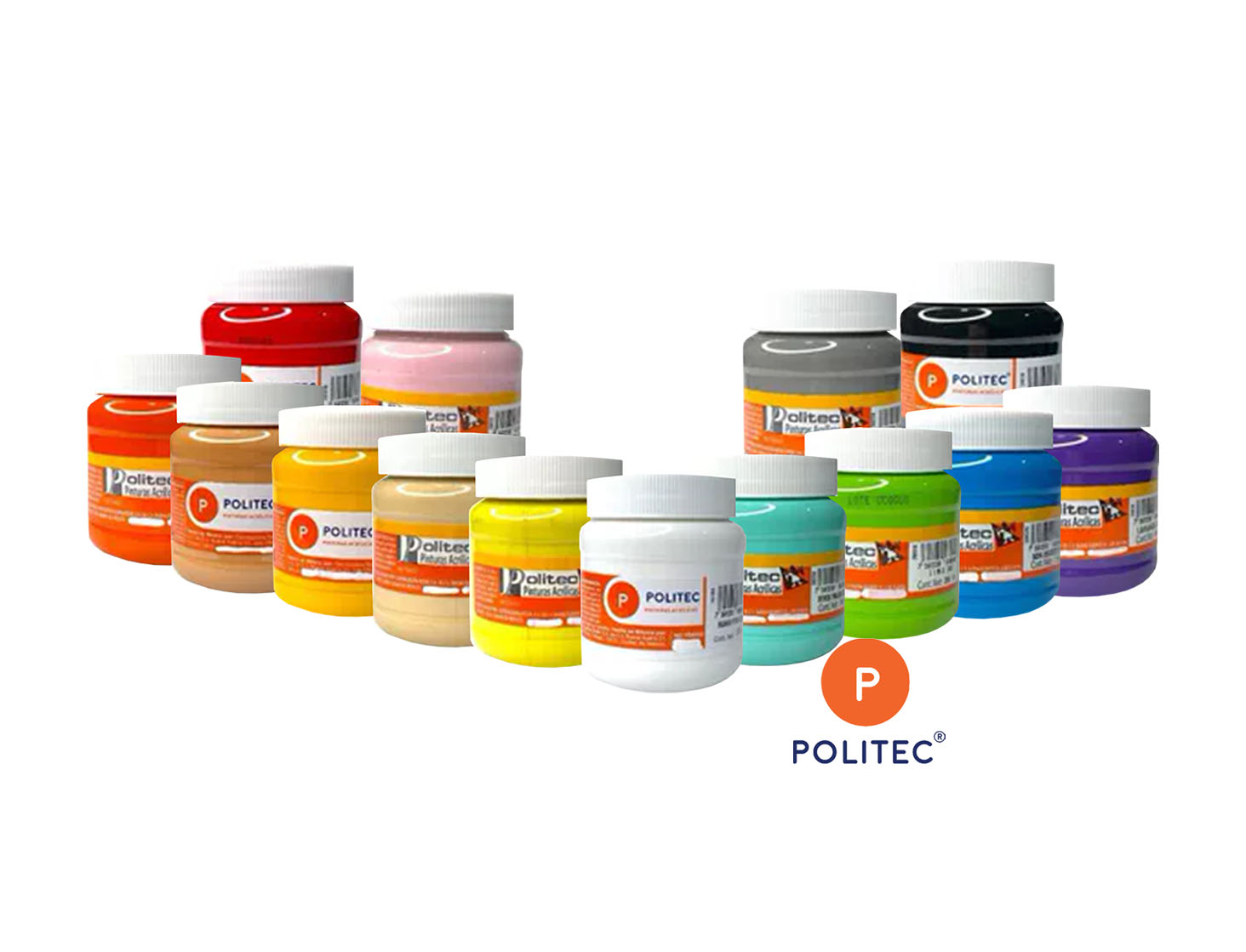 PINTURA ACRILICA VARIOS COLORES 250 ML POLITEC