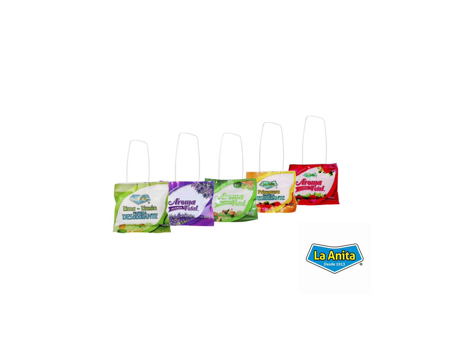 PASTILLA DESODORANTE VARIOS AROMAS TOTAL 100 GR LA ANITA