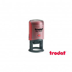 SELLO TRODAT 46140 FECHADOR 40MM REDONDO TINTA NEGRA