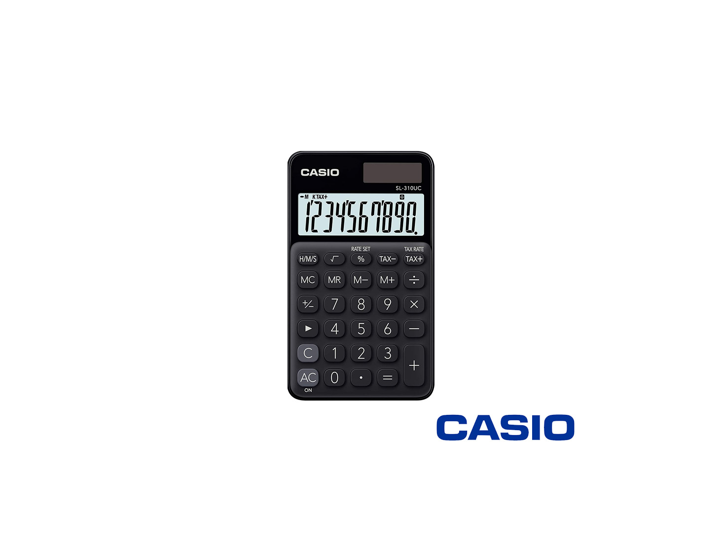 CALCULADORA CASIO SL-310UC-BK 10 DIGITOS NEGRA