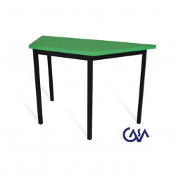 MESA PLASTICA DE JARDIN TRAPEZOIDAL VERDE 91X47X50 CASA
