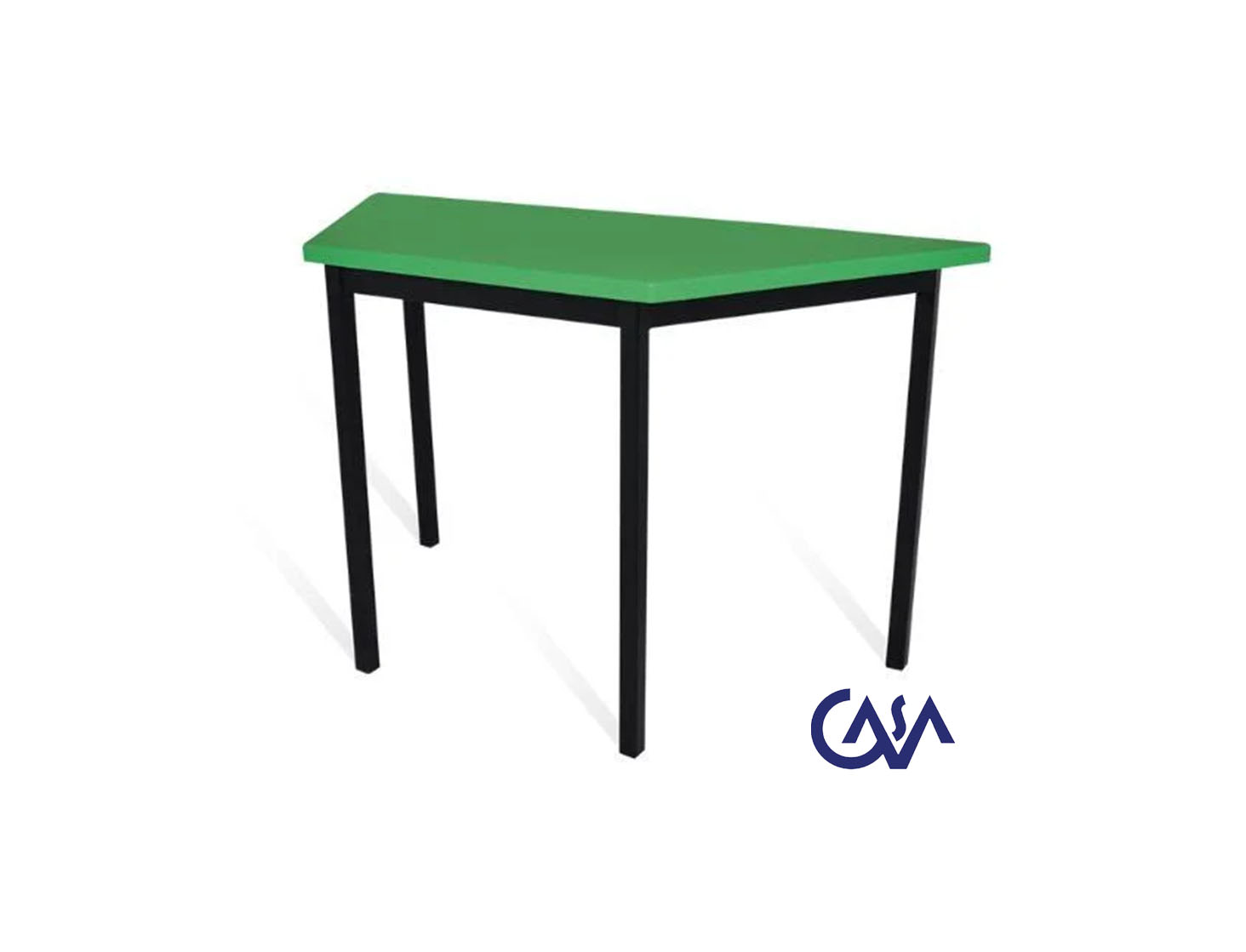 MESA PLASTICA DE JARDIN TRAPEZOIDAL VERDE 91X47X50 CASA