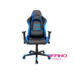 SILLON GAMER AZUL/NEGRO ERGO 005 OFFIHO