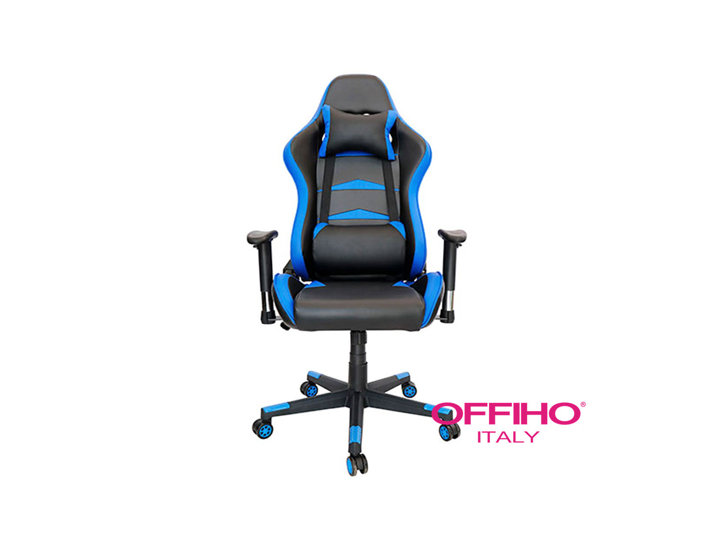 SILLON GAMER AZUL/NEGRO ERGO 005 OFFIHO