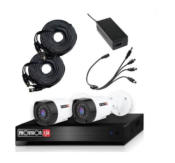 Kit de videovigilancia  PROVISION-ISR PAK2LIGHTCC2MP-28